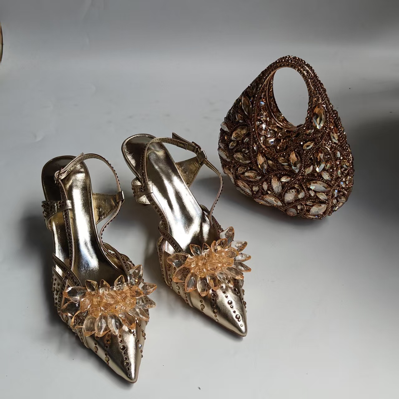 Women Shoes With Heels - Sandalias de tacón alto con punta