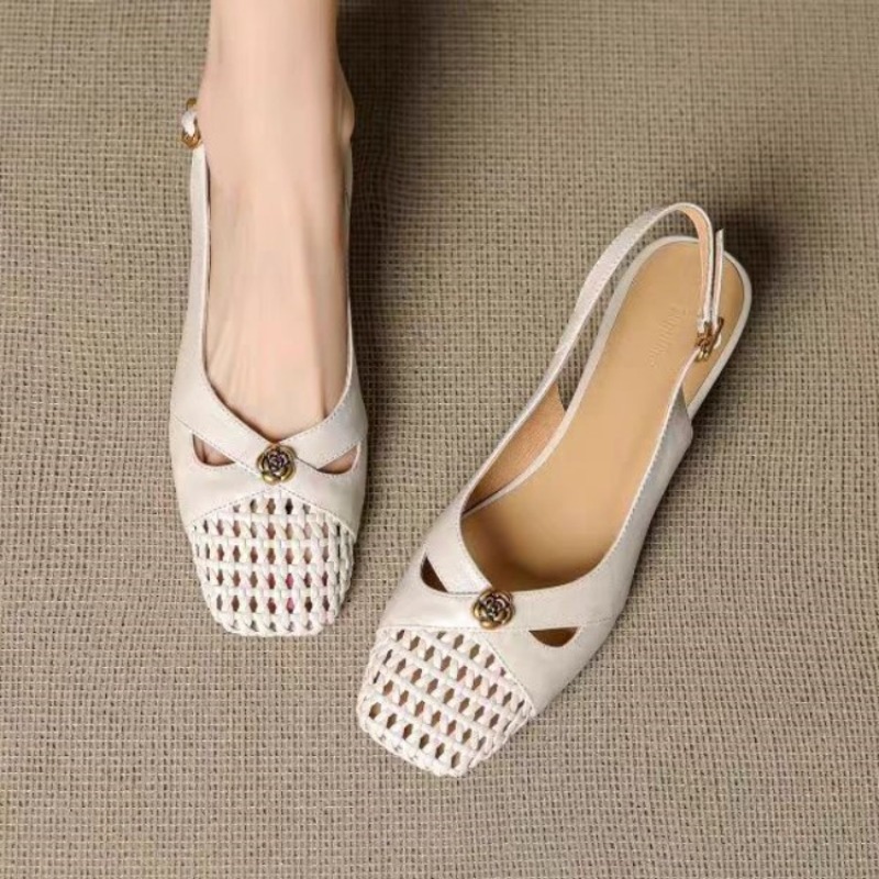 Women Shoes With Heels - Sandalias de punta cerrada de estilo