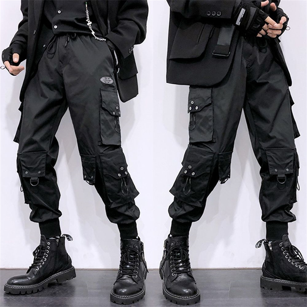 Women Shoes Joggers - Pantalones Cargo con múltiples bolsillos y