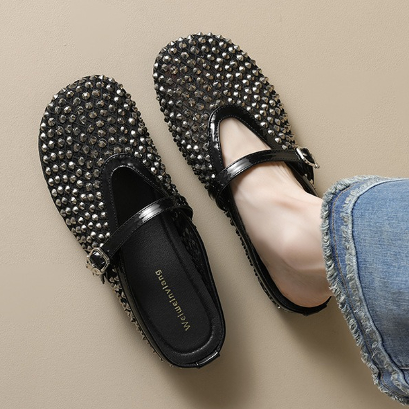 Mule Slip On - Zapatillas de marca de malla con