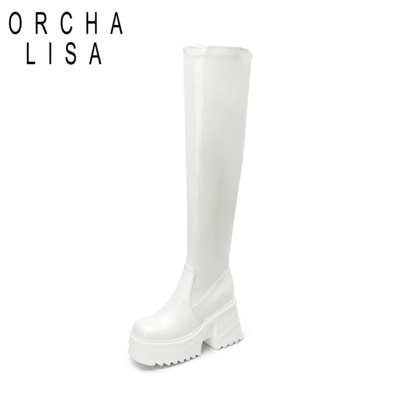 Zip Up Boots Short - ORCHALISA, nuevas botas altas hasta el