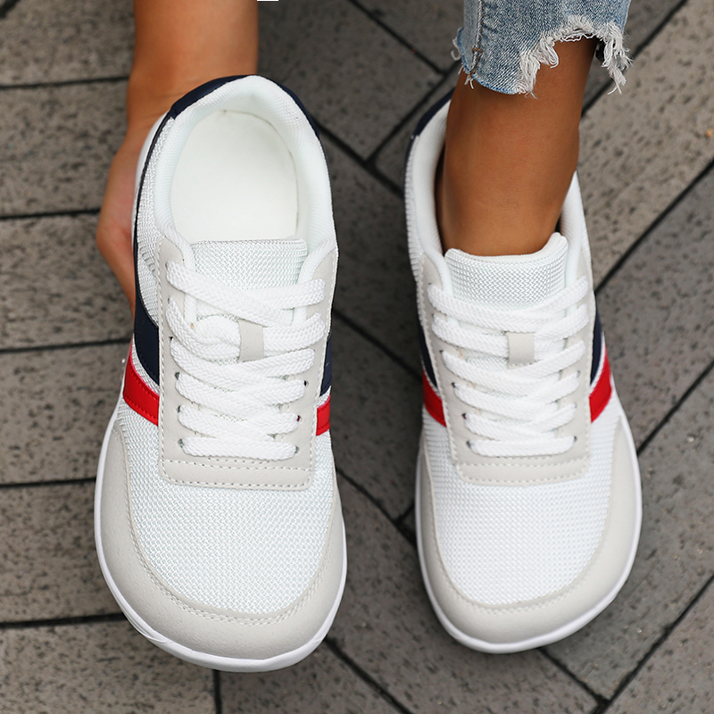Women'S Shoes For Plantar Fasciitis - Zapatillas de lona negras transpirables de