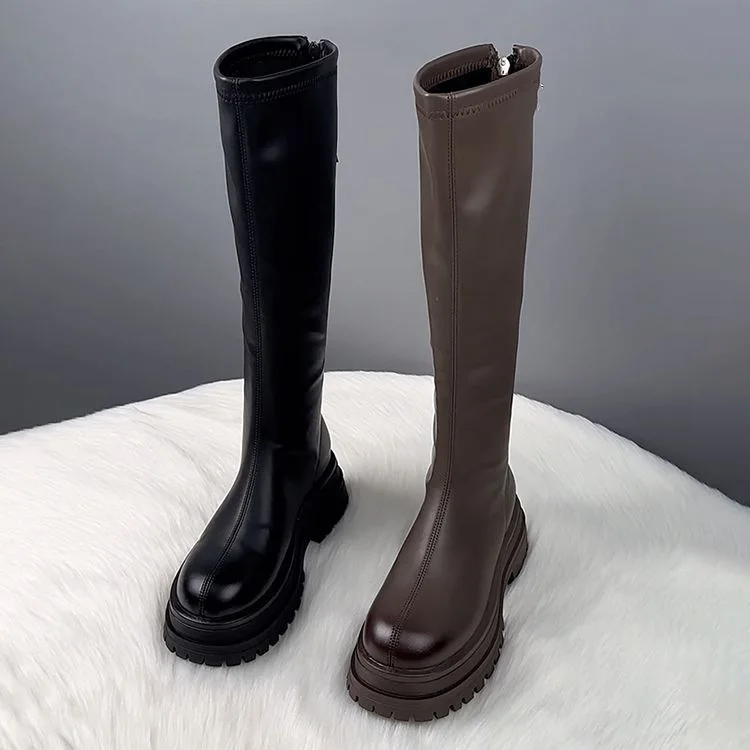 Women'S Shoes For Fall - Botas Largas negras para mujer, gran