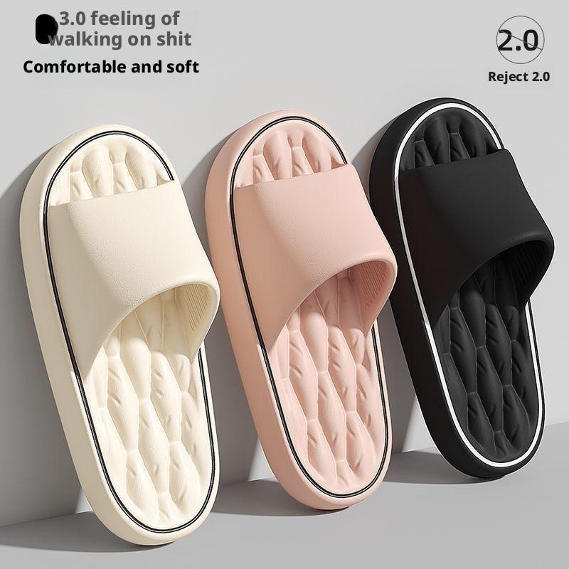 Mule Slip On - Zapatillas con patrón de línea para