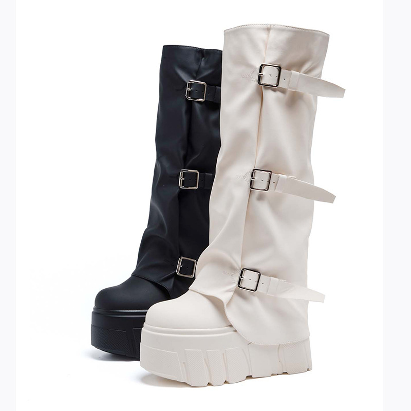 Botas hasta la rodilla con tac - Zip Up Boots Short reseña y precio