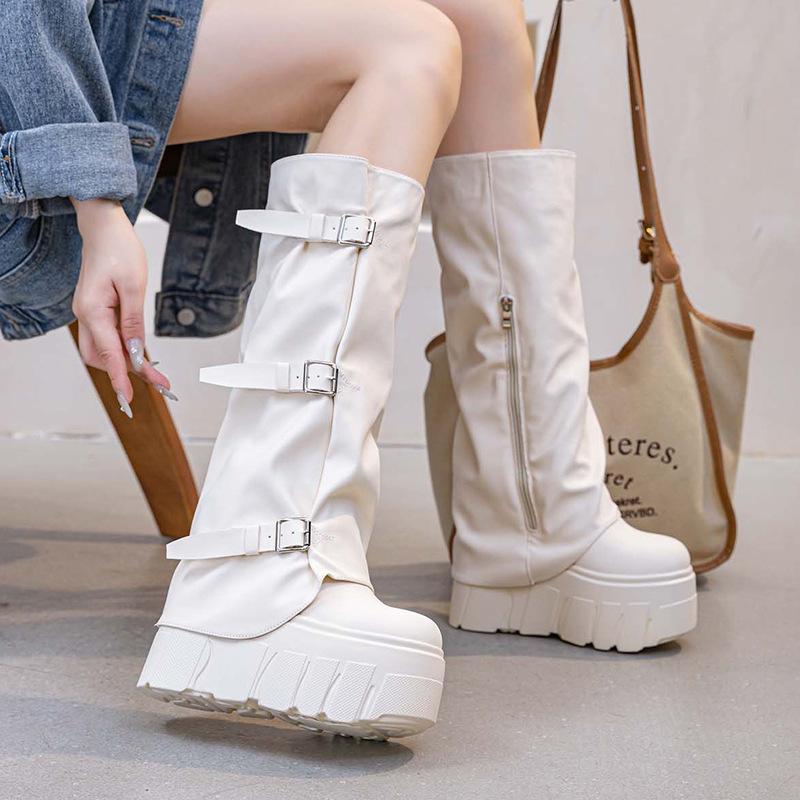 Botas hasta la rodilla con tac - Zip Up Boots Short reseña y precio