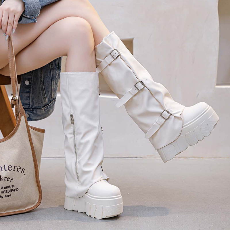 Botas hasta la rodilla con tac - Zip Up Boots Short reseña y precio