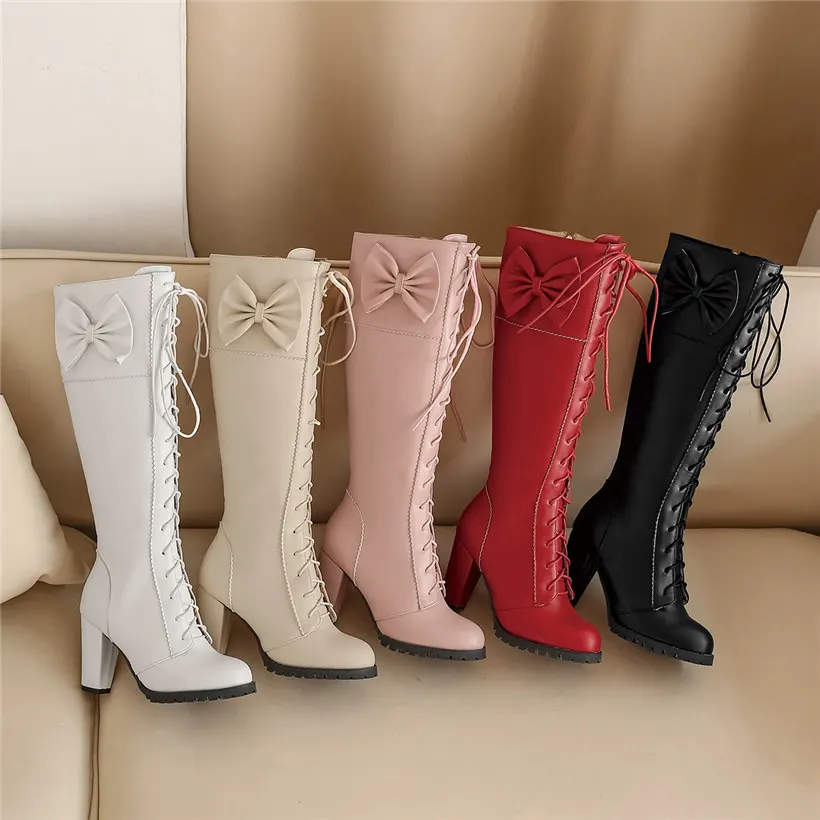 Botas altas de plataforma para - Zip Up Boots Short reseña y precio