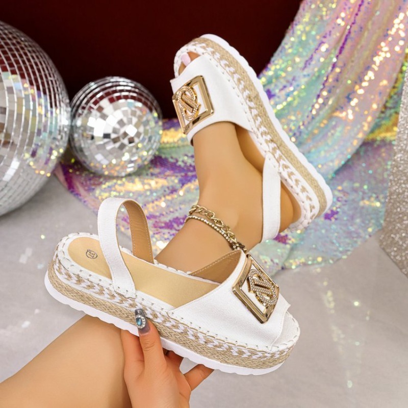 Sandalias de Plataforma para M - Espadrille Wedge Shoes reseña y precio