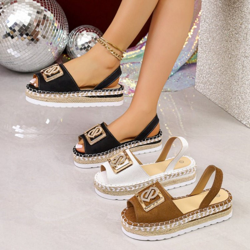 Sandalias de Plataforma para M - Espadrille Wedge Shoes reseña y precio