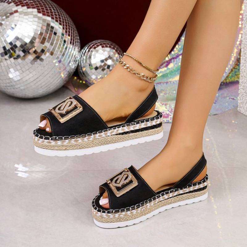 Sandalias de Plataforma para M - Espadrille Wedge Shoes reseña y precio