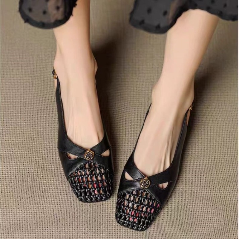 Sandalias de punta cerrada de  - Women Shoes With Heels reseña y precio