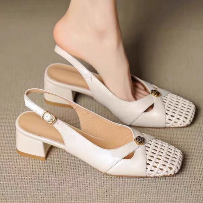 Sandalias de punta cerrada de  - Women Shoes With Heels reseña y precio
