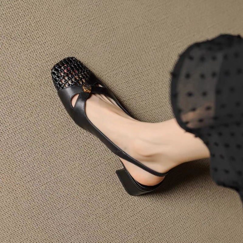 Sandalias de punta cerrada de  - Women Shoes With Heels reseña y precio