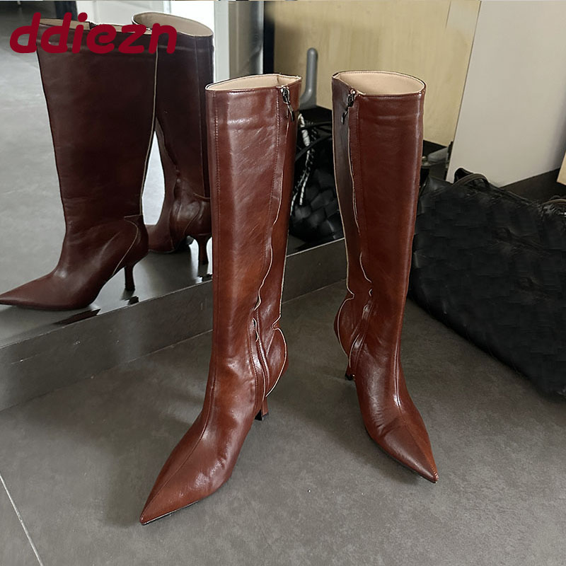 Botas hasta la rodilla con pun - Women'S Shoes For Fall reseña y precio