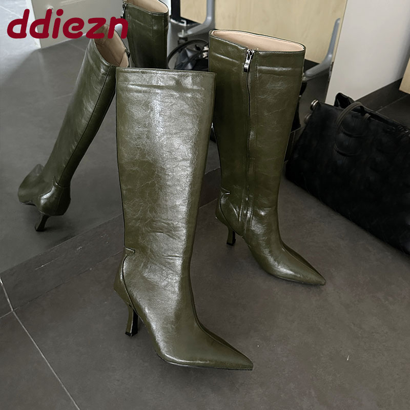 Botas hasta la rodilla con pun - Women'S Shoes For Fall reseña y precio