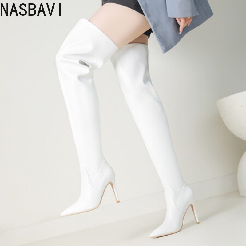 Botas de tacón alto NASBAVI ne - Zip Up Boots Short reseña y precio