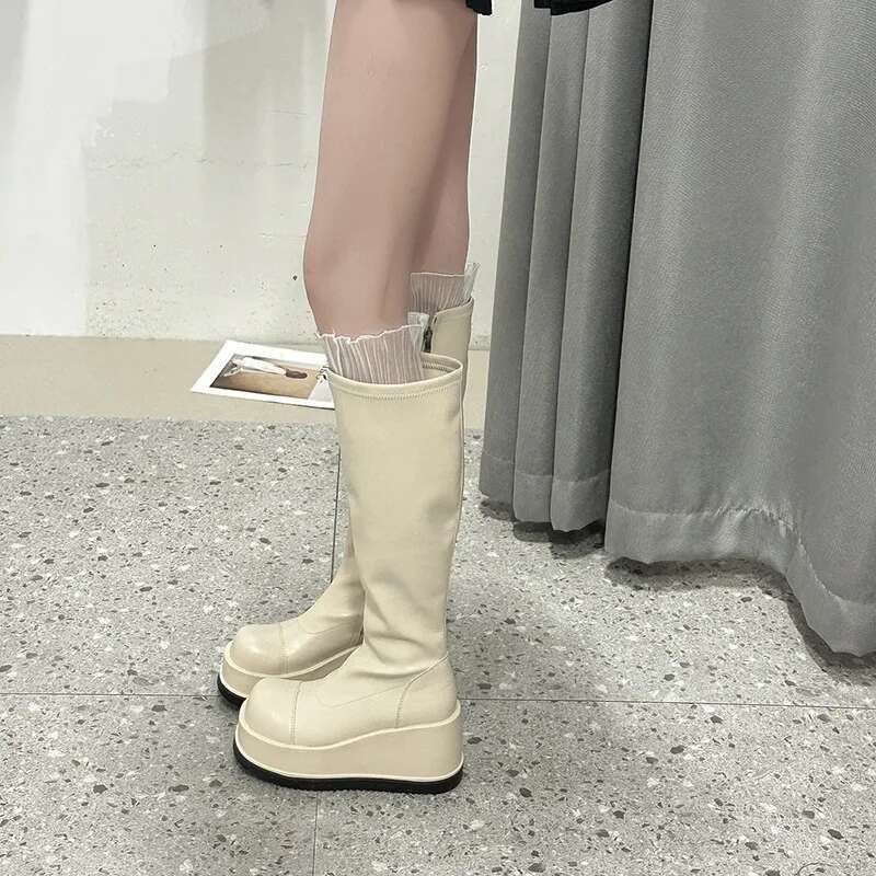 Botas altas Mujer Cabeza redon - Women'S Shoes For Fall reseña y precio