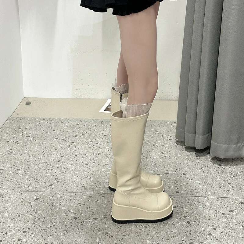 Botas altas Mujer Cabeza redon - Women'S Shoes For Fall reseña y precio