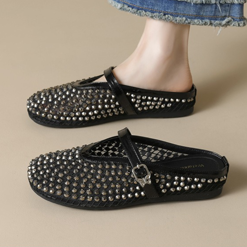 Zapatillas de marca de malla c - Mule Slip On reseña y precio