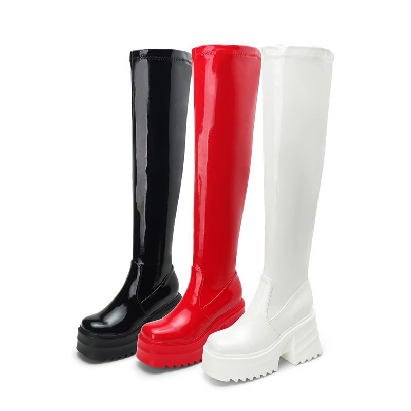 ORCHALISA, nuevas botas altas  - Zip Up Boots Short reseña y precio