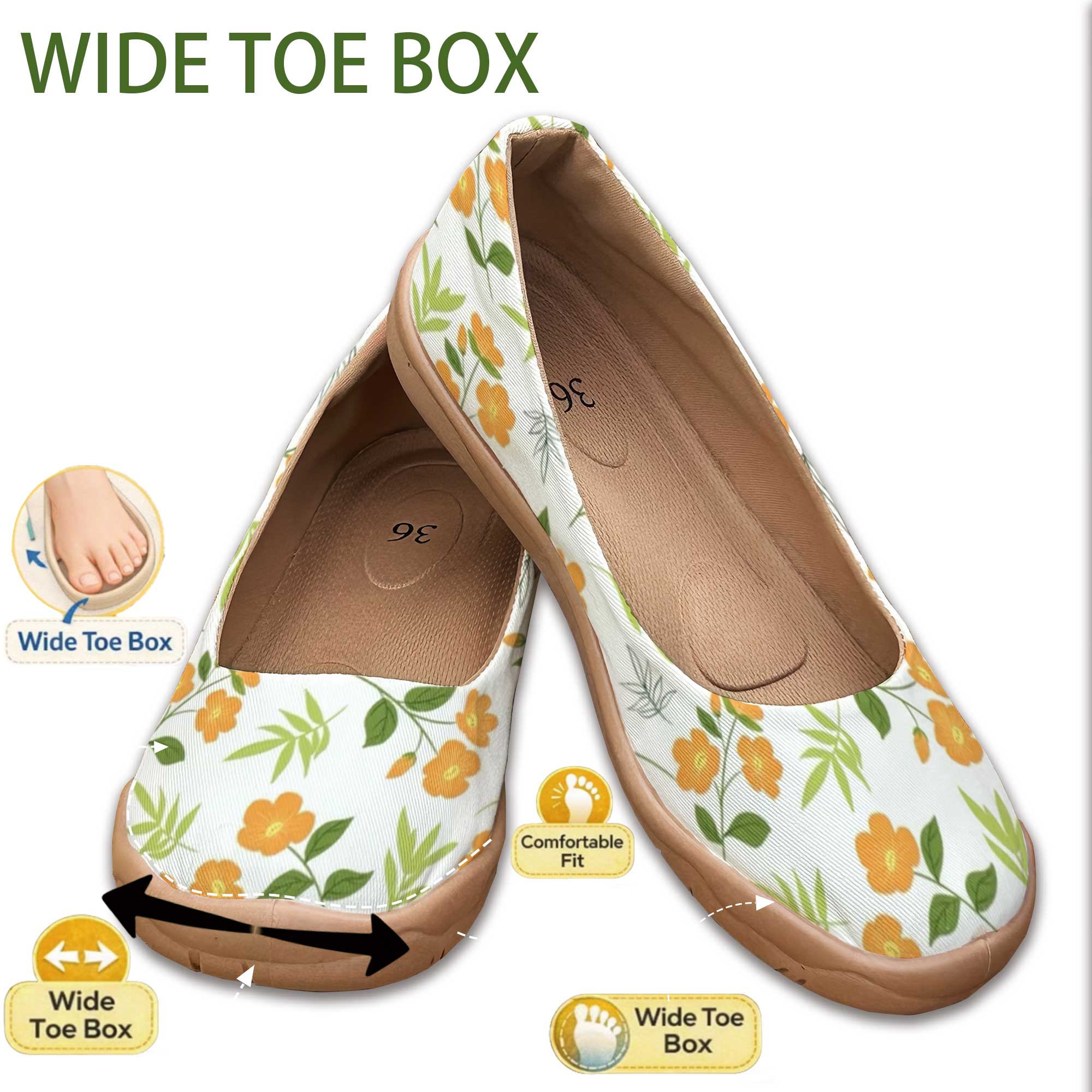Buenas noticias para los pies  - Women'S Shoes For Wide Feet reseña y precio