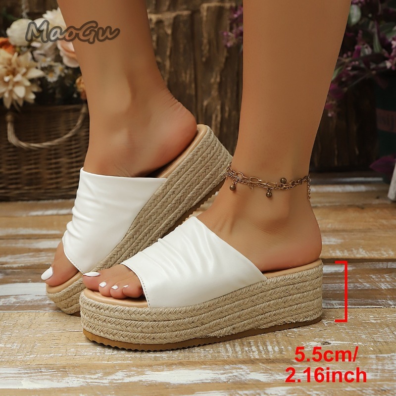 Sandalias de cuña con platafor - Espadrille Wedge Shoes reseña y precio