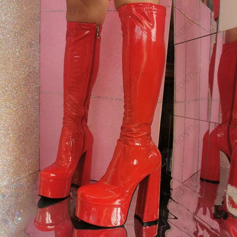 Rontic-Botas hasta la rodilla  - Zip Up Boots Short reseña y precio