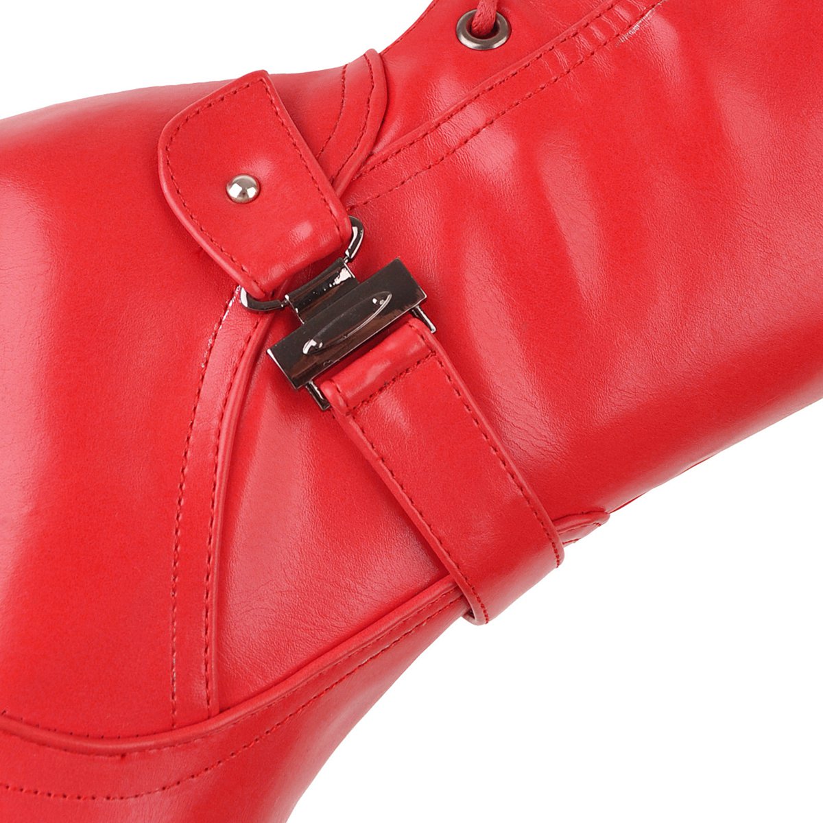 Botas hasta la rodilla con pla - Zip Up Boots Short reseña y precio