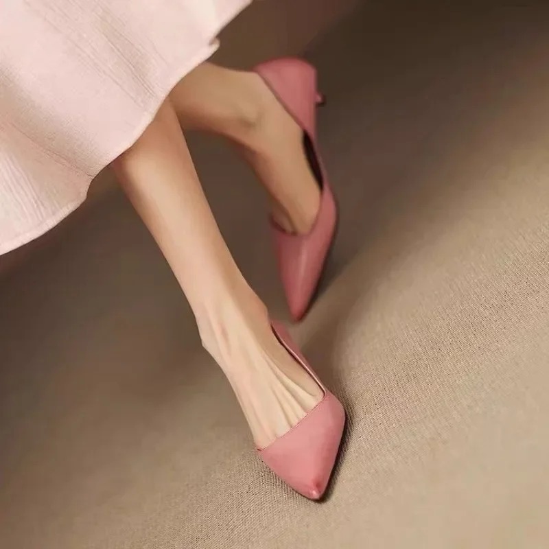 Tacones de aguja con punta est - Women Shoes With Heels reseña y precio