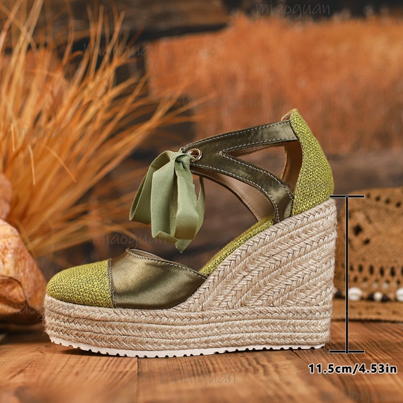 Sandalias de cuña de plataform - Espadrille Wedge Shoes reseña y precio