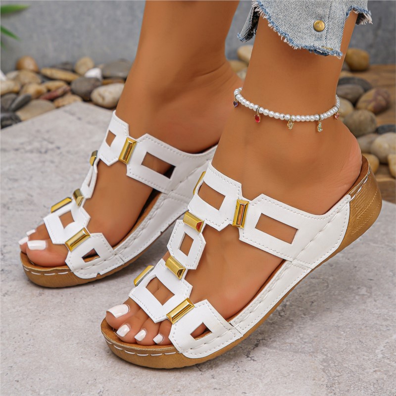 Zapatos de moda, sandalias par - Espadrille Wedge Shoes reseña y precio