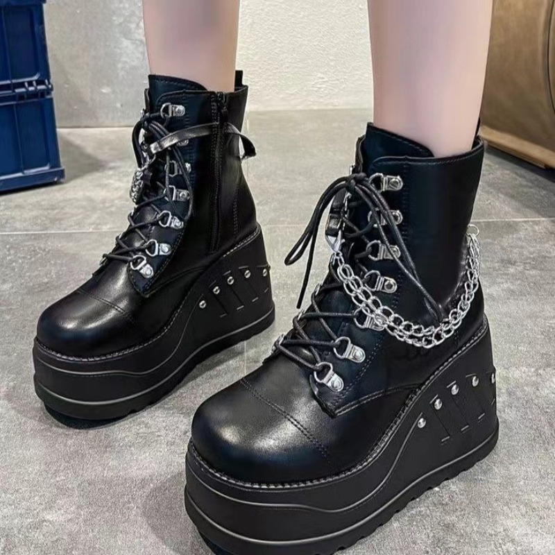 Botas de plataforma de estilo  - Women Shoes Ksa reseña y precio