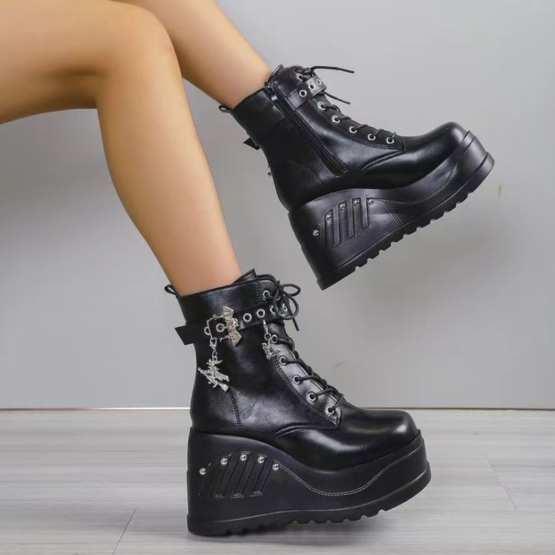 Botas de plataforma de estilo  - Women Shoes Ksa reseña y precio