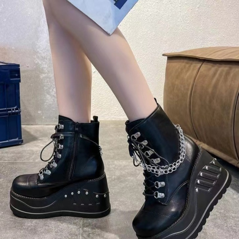 Botas de plataforma de estilo  - Women Shoes Ksa reseña y precio